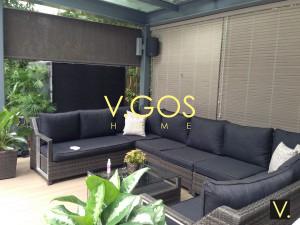 Basewood venetian blind with cable side guide for outdoor 5 Basewood venetian blind with cable side guide for outdoor